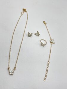 Ensemble bijou papillon