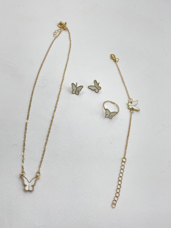 Ensemble bijou papillon