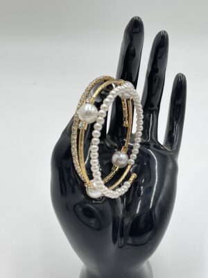 Bracelet perles et strass