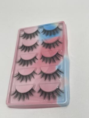 5 Paires de Faux Cils Œil de Chat