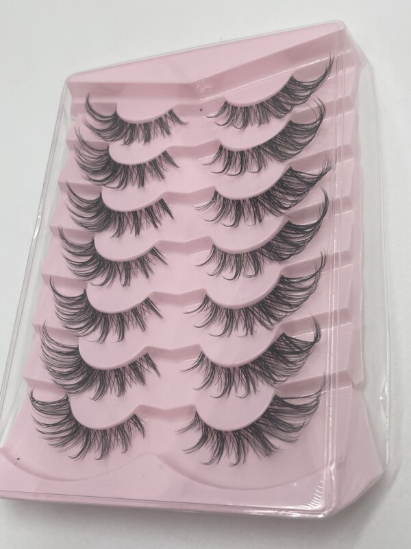 7 Paires de Faux Cils Œil de Chat