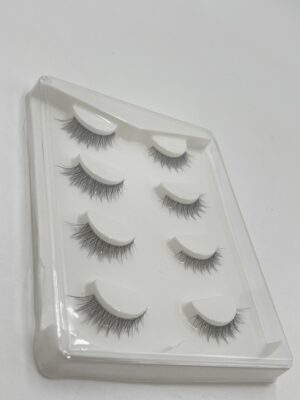 4 Paires de Faux Cils Œil de Chat – Pour Femmes