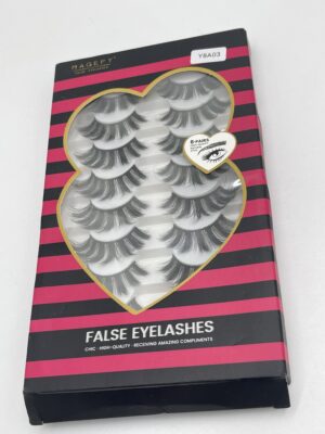 MAGEFY – 8 Paires de Faux Cils Naturels, Épais
