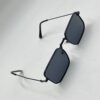 Lunettes Carrées Métalliques pour Hommes