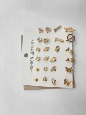 Paires de Boucles d'Oreilles Papillon et Planète