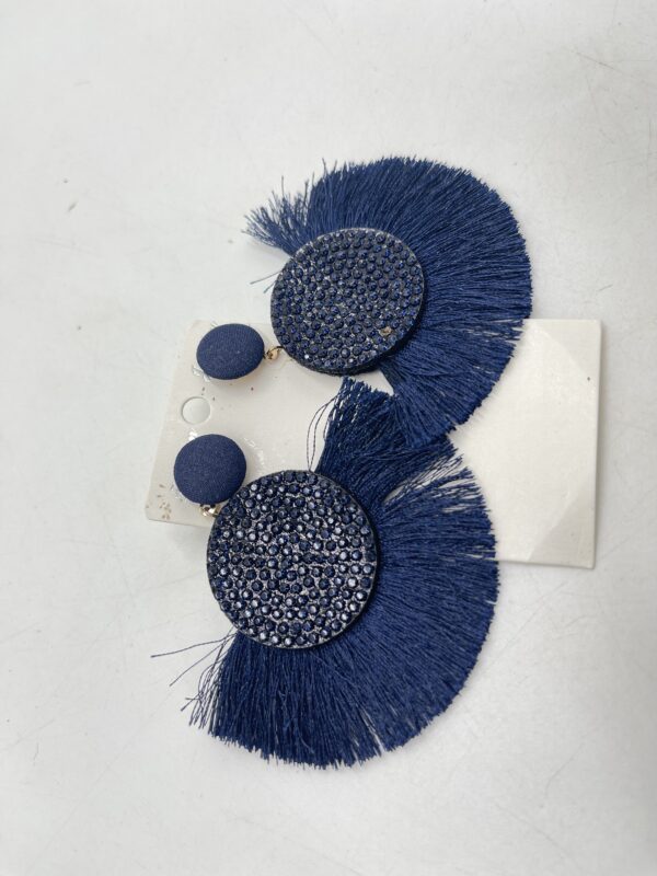 Boucles d'Oreilles Pendantes à Pampilles