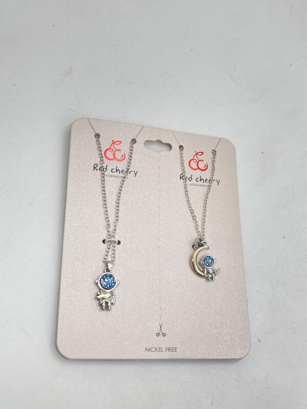 Ensemble de Colliers Couple Astronaute