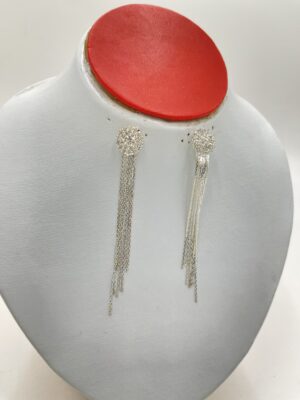 Boucles d'Oreilles à Pampilles en Métal