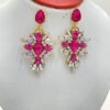 Boucles d'Oreilles Pendantes en Strass