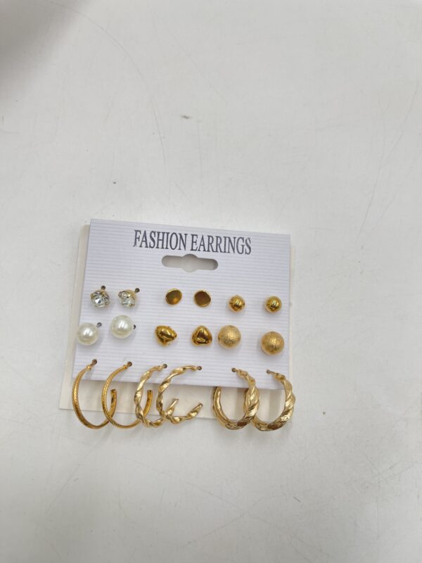Boucles d'Oreilles avec Fausses Perles