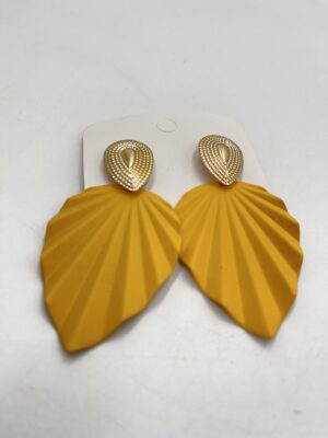 Boucles d'Oreilles Pendantes Feuille