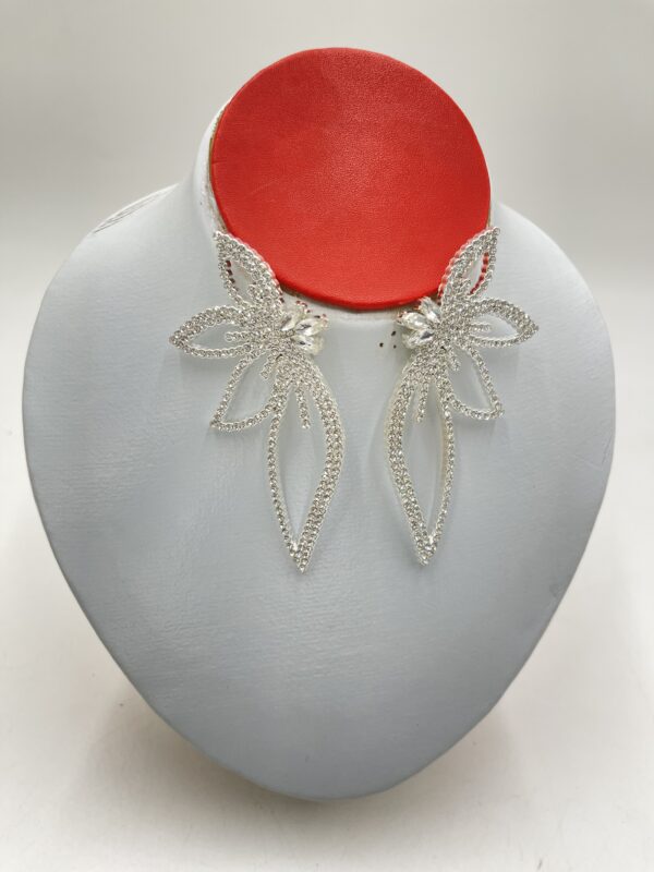 IMG_9523 Boucles d'oreilles fleurs en strass