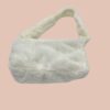 Sac Baguette Fluffy Blanc Hiver
