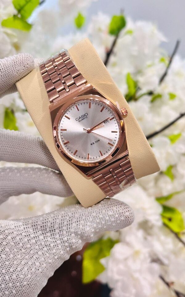 Casio pink gold