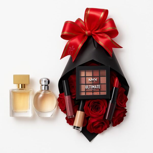 Duo Précieux – Bouquet + 2 parfums