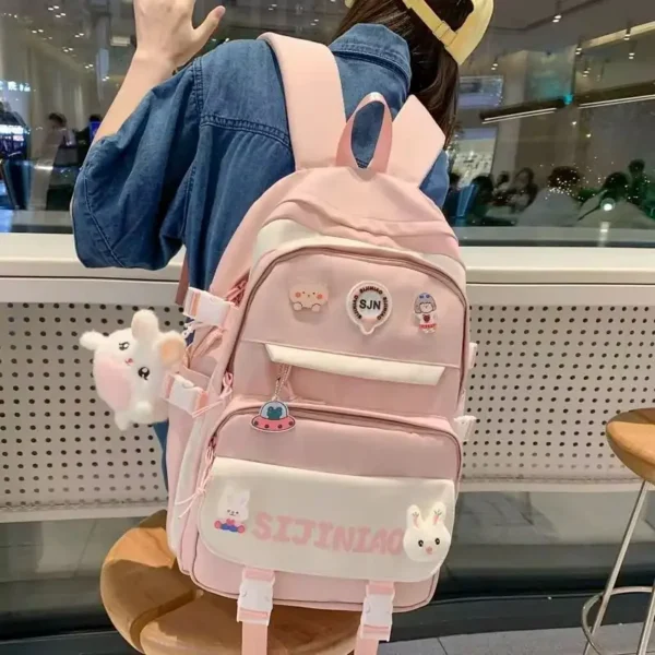 Pink Bunny Backpack