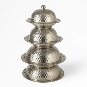 Set de Plats Martelés 4 Pièces