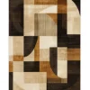 Tapis Géométrique Moderne