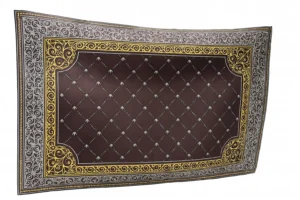 Tapis Royal Marron & Or
