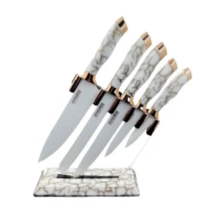 WhiteGold Knife Set