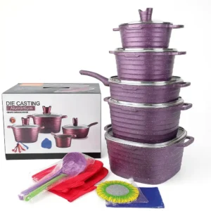 RoyalCook Set Violet – 10 Pièces