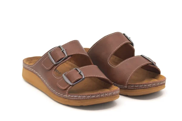 Double Boucle Confort – Marron Authentique