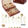 Service de Couverts Luxe 72 Pièces