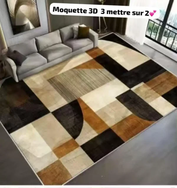 Tapis Géométrique Moderne