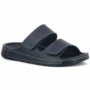 Mule Double Bride Élégance Noire