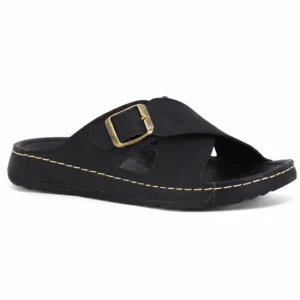 Mule Classique Noire à Boucle