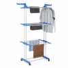 Étendoir à Linge Mobile 3 Niveaux