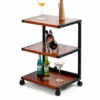 desserte bar mobile à 3 niveaux