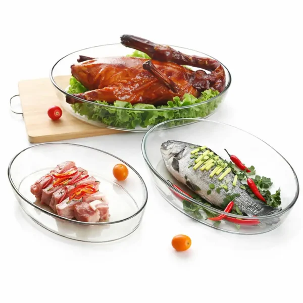 Set de Plats en Verre Résistants – Cuisson & Service Set de Plats en Verre Résistants – Cuisson & Service