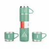 Thermos vert menthe 500ML + 2 Gobelets Assortis (3PCS) Thermos vert menthe 500ML + 2 Gobelets Assortis (3PCS)