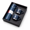 Thermos Bleu Marine 500ML + 2 Gobelets Assortis (3PCS)