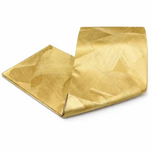 Nappe de Table 1M83 – Motif Doré Élégant