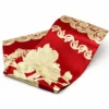 Nappe de Table 1M83 – Rouge & Or Prestige Nappe de Table 1M83 – Rouge & Or Prestige