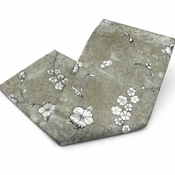 Nappe de Table 1M83 – Motif Floral Vert Élégant