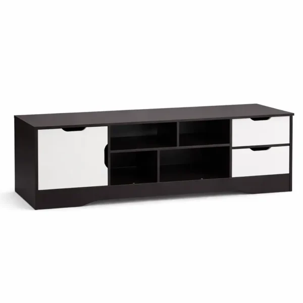 Meuble TV Moderne Noir & Blanc – Design Contemporain Meuble TV Moderne Noir & Blanc – Design Contemporain