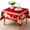 Nappe de Table 1M83 – Rouge & Or Prestige Nappe de Table 1M83 – Rouge & Or Prestige
