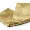 Nappe de Table 1M83 – Doré Motif Vagues Élégantes