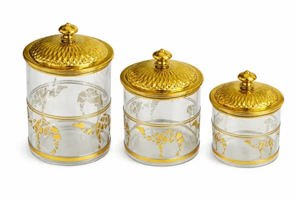 GoldenStorage Bocaux Élégance (3 Pièces)