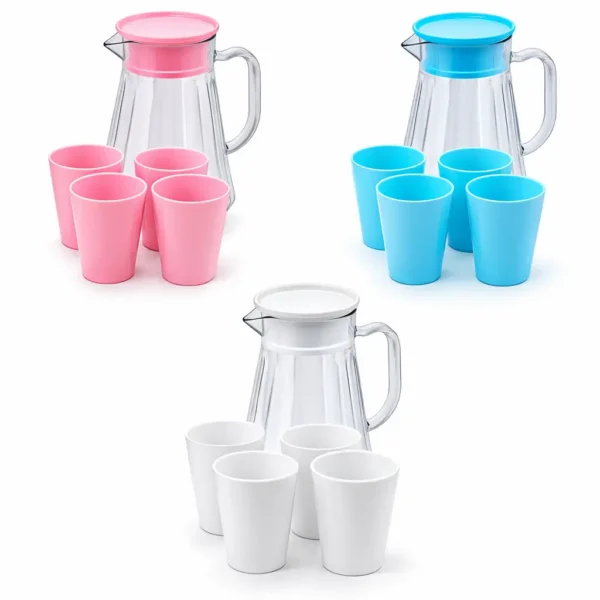 AquaFresh Set Carafe & Verres (5 Pièces)