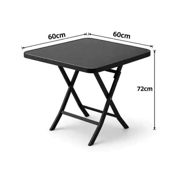 Table Pliante Carrée 60x60 cm Multifonction