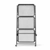 chariot de rangement pliable à 3 niveaux