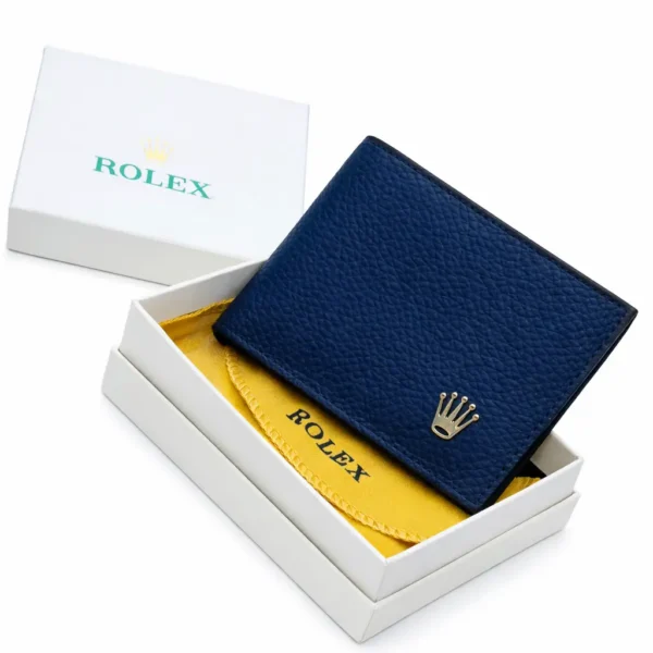 Portefeuille Rolex Prestige Bleu