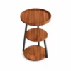 Table d’Appoint Moderne 3 Niveaux – Plateau Rond