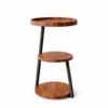 Table d’Appoint Moderne 3 Niveaux – Plateau Rond