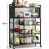 Étagère de Cuisine Multifonction sur Roulettes