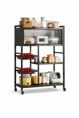 Étagère de Cuisine Multifonction sur Roulettes Étagère de Cuisine Multifonction sur Roulettes